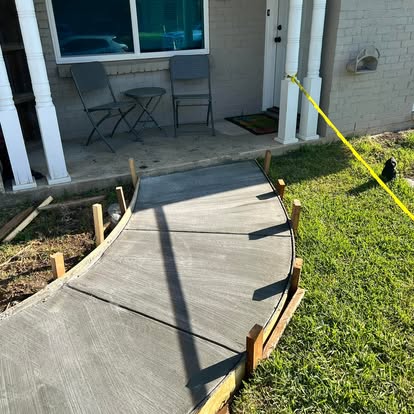 Concrete Sidewalk Concrete Sidewalk